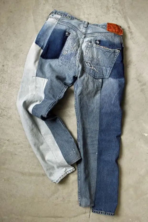 Брюки из джинсы