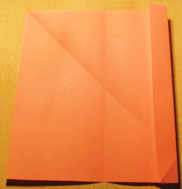 Сделать конверт из квадратного листа без клея03