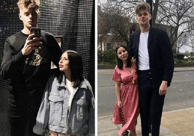 Гулливер и Дюймовочка: двухметровый парень влюбился в миниатюрную девушку. Теперь у них прекрасная семья