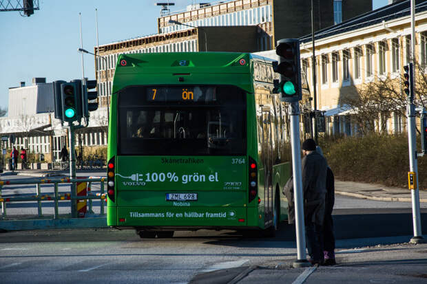 100% экологичный автобус! 