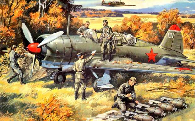 Советские летчики Второй мировой (разместил вместо фото немецких летчиков)