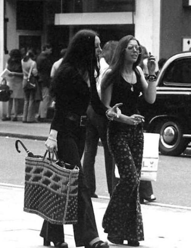 Уличная мода эпохи Винила 70-е, street style, мода