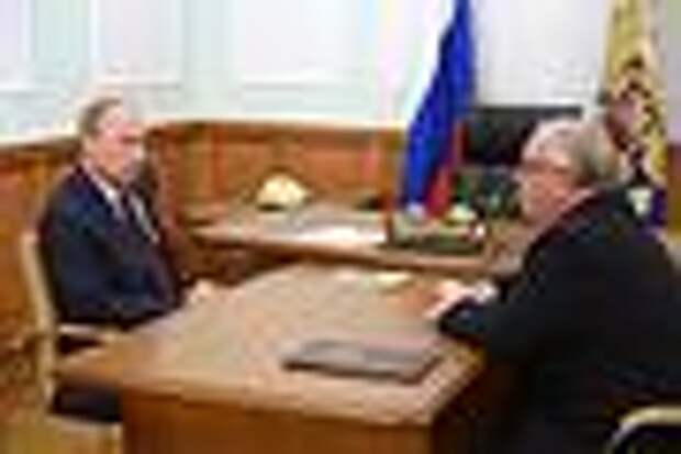Рабочая встреча с исполняющим обязанности губернатора Республики Алтай Александром Бердниковым