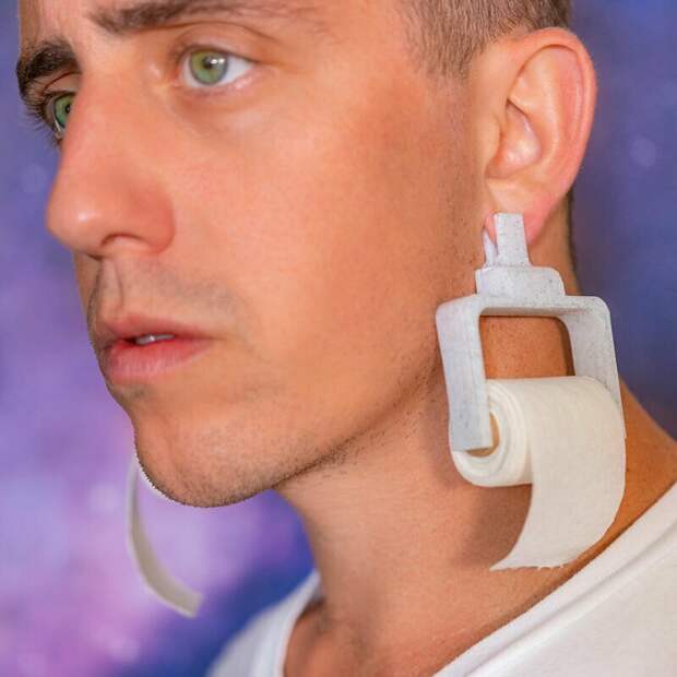 Сережки для плакс Tear-Rings™️ идеи, изобретение, мэтт бенедетто, ненужные вещи, ненужные новшества, приколы, талант, юмор