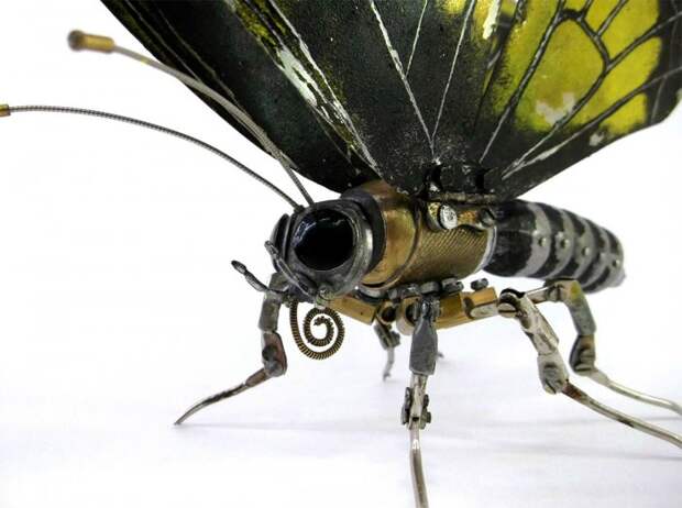 Стимпанк-скульптуры животных и насекомых