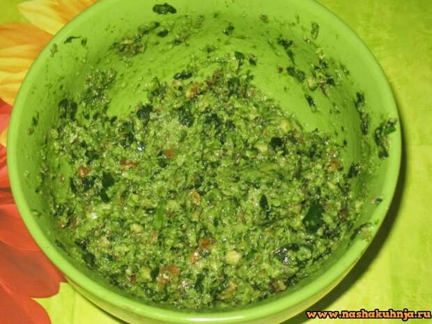 Соус Песто с грецкими орехами