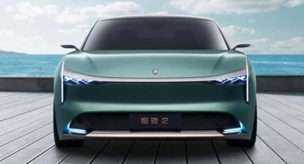 В Шанхае представили новый электрический седан Hengchi 2