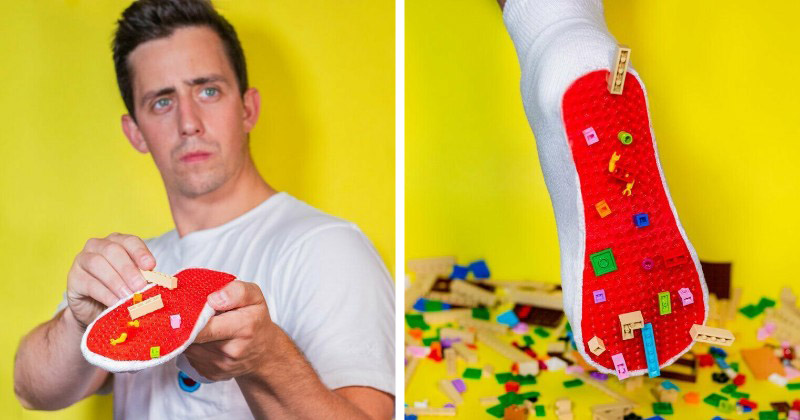 ЛЕГО-носки Lego Socks™️ идеи, изобретение, мэтт бенедетто, ненужные вещи, ненужные новшества, приколы, талант, юмор