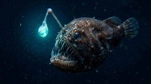 Удильщик: светящаяся «удочка», приросшие самцы и необычный иммунитет