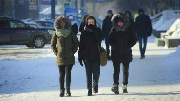 До -18. О погоде в Барнауле 24 февраля