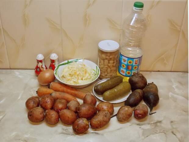 Продукты для винегрета