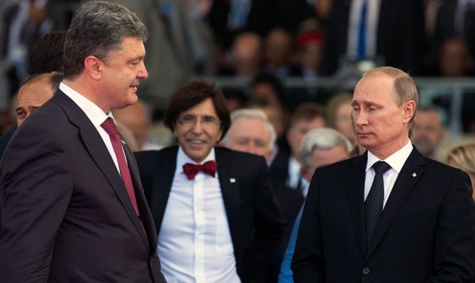 Встреча Порошенко с Путиным завершилась Встреча Порошенко с Путиным завершилась