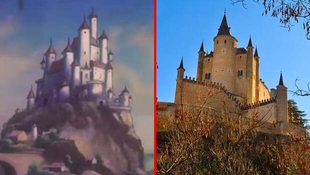27 реальных людей и мест, которые вдохновили художников студии Дисней на создание персонажей и замков