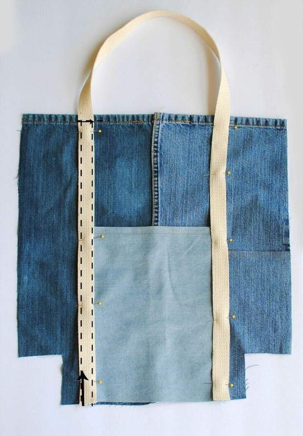 Приходило ли вам когда-нибудь в голову, что старые джинсы могут стать отличным материалом для создания  стильных сумок.-6