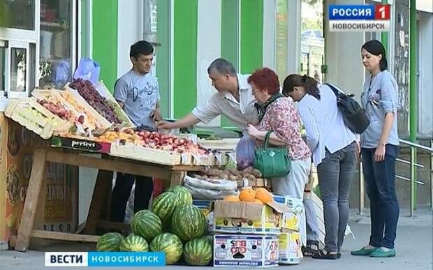 В Новосибирске провели рейд по стихийным торговым точкам с фруктами В Новосибирске провели рейд по стихийным торговым точкам с фруктами