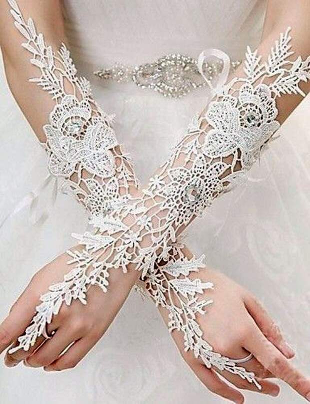 Ажурная красота кружевных митенок 10 Ажурная красота кружевных митенок 10