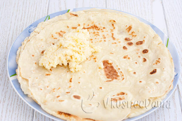 выкладыавем сладкую начинку