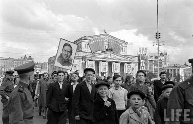 московский Первомай 1947 год