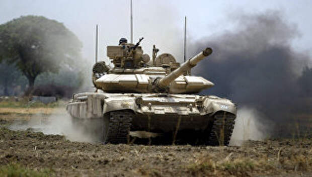 Танк Т-90 индийской армии