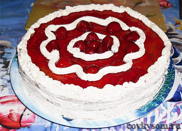 Торт из клубники