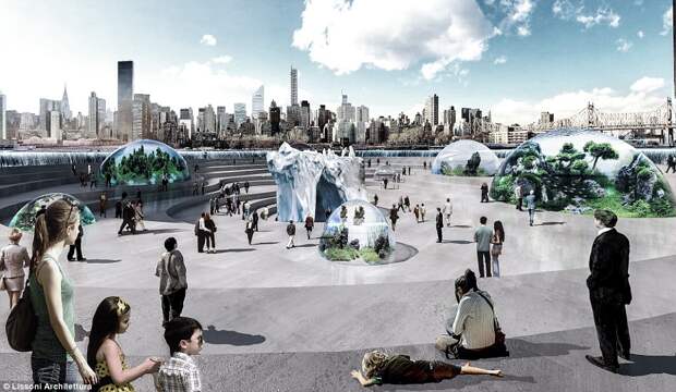 Как будет выглядеть аквариум будущего на реке Ист-Ривер в Нью-Йорке 