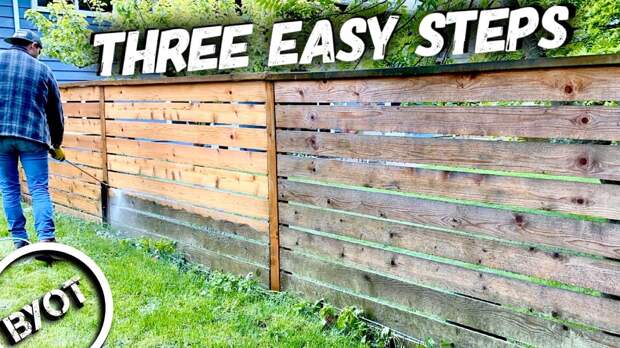 Revive Your Fence In 3 Easy Steps For CHEAP