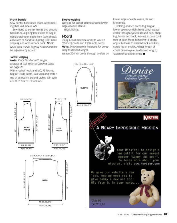 Creativ knitting №5 2007 - 紫苏 - 紫苏的博客