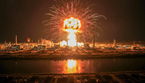 Атакован один из крупнейших мировых центров экспорта нефти в Персидском заливе: Над заводом огромное облако дыма