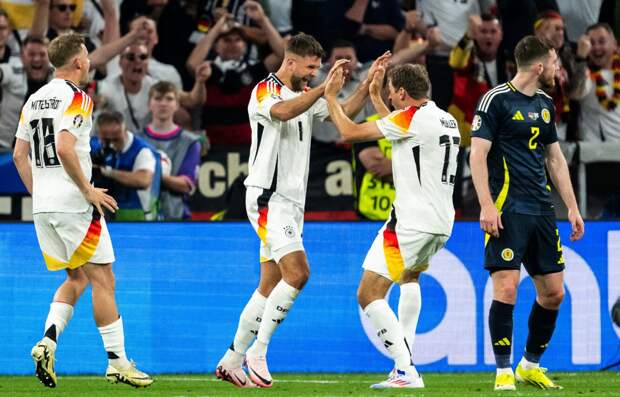Германия начала с рекорда! В матче открытия Евро-2024 хозяева разгромили шотландцев