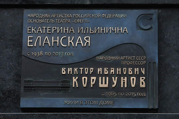 Памяти великих строителей театра