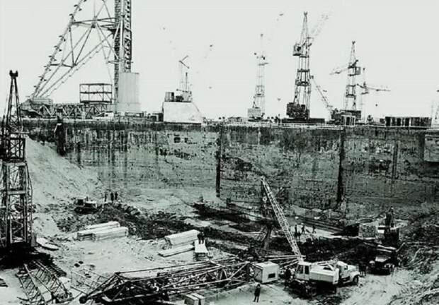 Строительство космодрома «Байконур» 1955 год, СССР (иллюстрация из открытых источников)