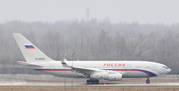 Самолет специального отряда «Россия» вылетел в Женеву