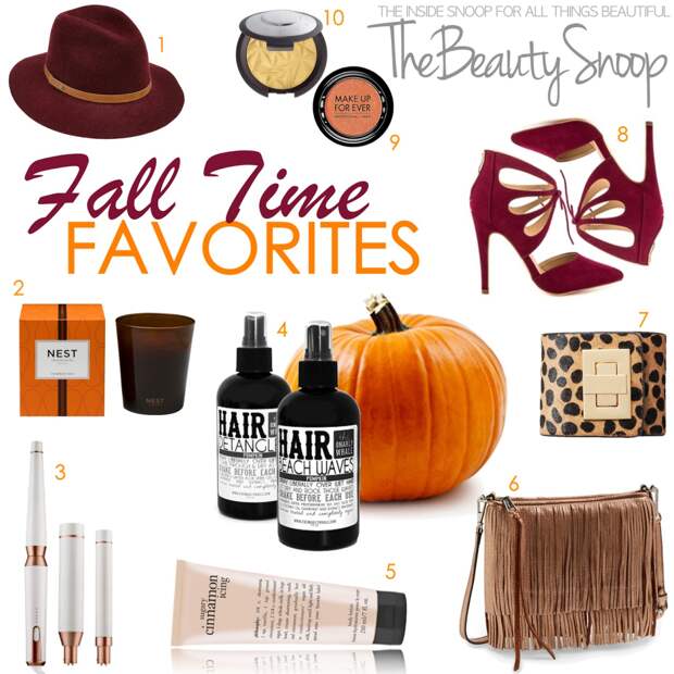 Fall 2014 Gift Guide- the best of beauty and fashion in stores now Pumpkin scented beauty products