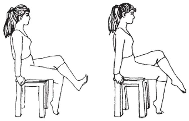 Сидеть согнув колени. Упражнения сидя. Упражнения сидя на стуле. Поза нога на ногу. Упражнения со стулом для ног.