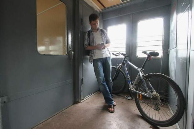 Провоз велосипедов в пригородных поездах Москвы 18 мая будет бесплатным