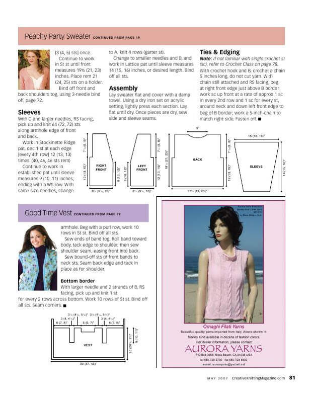 Creativ knitting №5 2007 - 紫苏 - 紫苏的博客