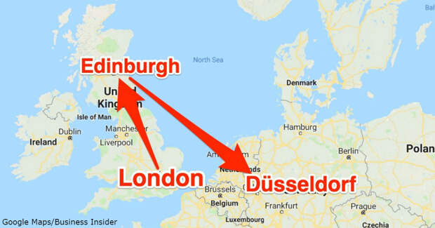 Рейс British Airways по ошибке приземлился в Шотландии вместо Германии