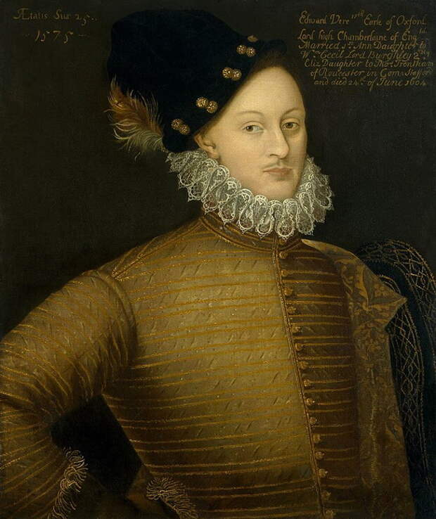 Эдвард де Вер, граф Оксфорд - более популярный, чем Ратленд, кандидат на роль подлинного автора