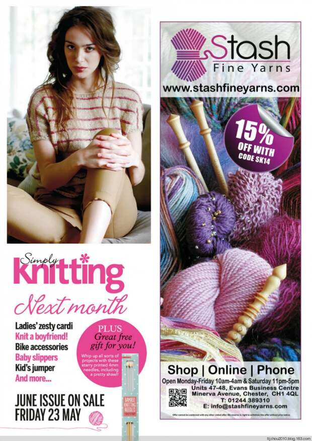 Simply Knitting №120 2014 - 紫苏 - 紫苏的博客