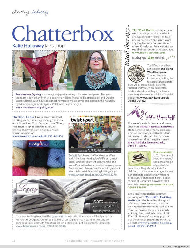 Knitting Magazine №6 2014 - 紫苏 - 紫苏的博客 Knitting Magazine №6 2014 - 紫苏 - 紫苏的博客