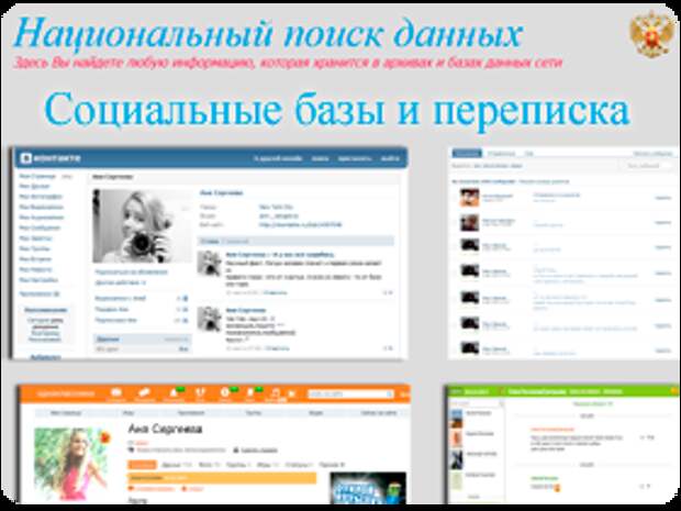 Базы социальных сетей