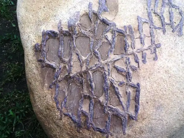 Необычный камень из реки