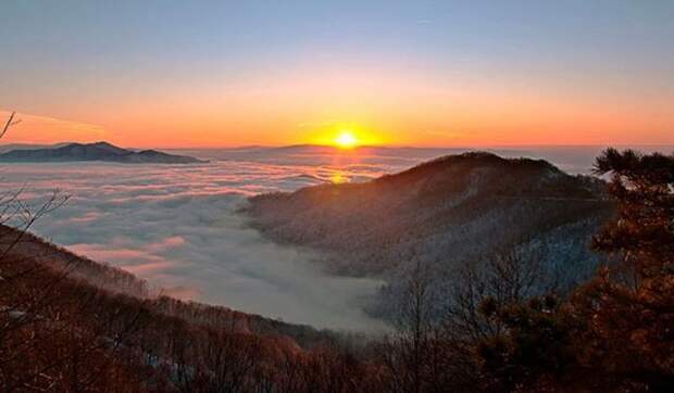 Заоблачный мир фото, облака, красота