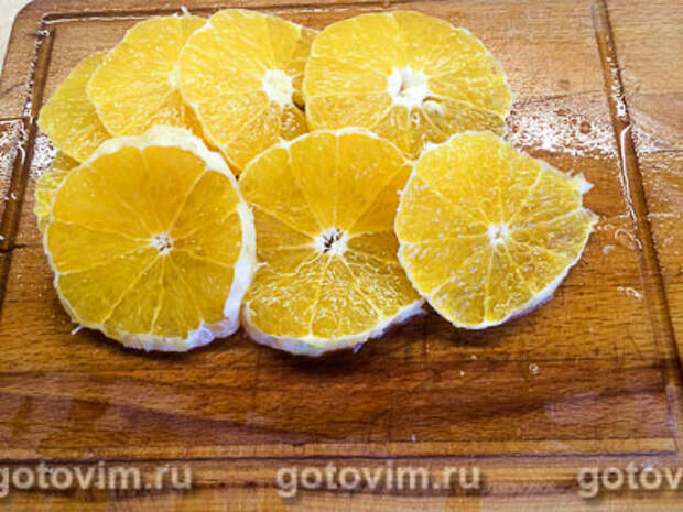 Творожно-йогуртовый торт с апельсинами без выпечки, Шаг 06