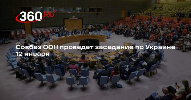 Совбез ООН проведет заседание по Украине 12 января