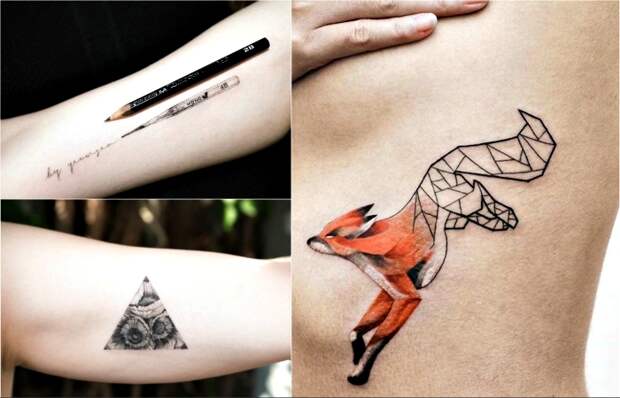 Потрясающие минималистичные татуировки с глубоким смыслом.