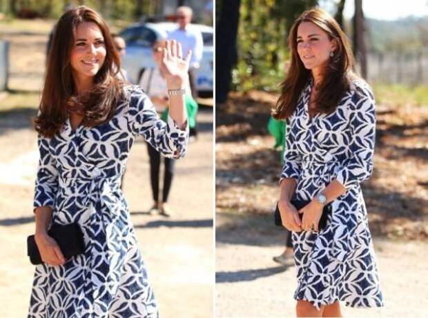 Kate Middleton Wore Diane Von Furstenberg Wrap Dress