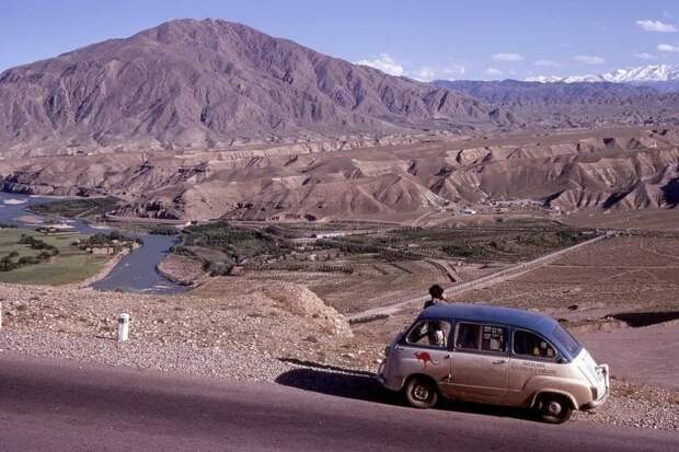 Афганистан. Река Кабул fiat, fiat 600, fiat multipla, авто, автопробег, автопутешествие, пробег, путешествие