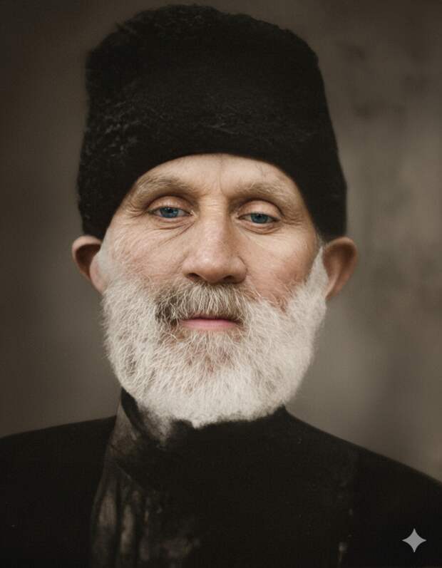 Черкес из племени натухайцев из Адыгеи. Год неизвестен.