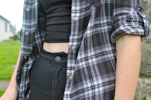 Irish Fashion Monochrome Checks 14